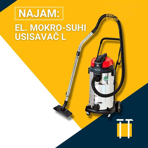 najam industrijskog usisavača za šutu