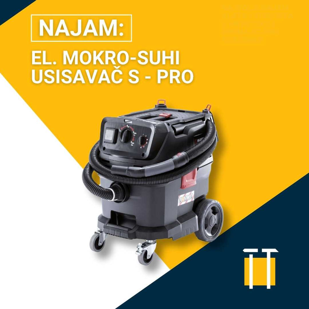 Najam el. mokro-suhog usisavača S - PRO