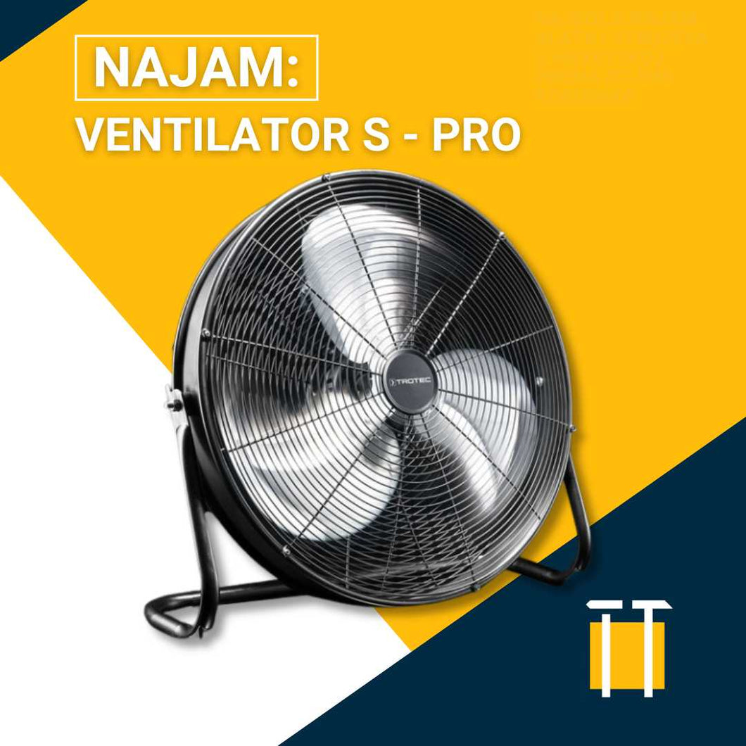 Najam industrijskog ventilatora