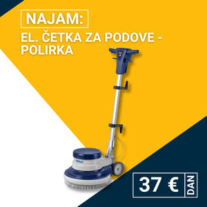 Najam el. četke za podove - polirke