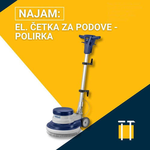 Najam el. četke za podove - polirke