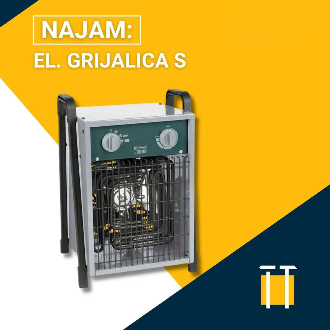 najam električne grijalice
