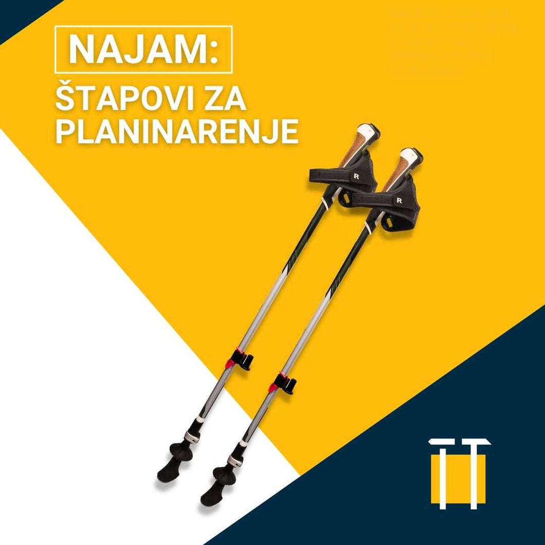 Najam štapovi za planinarenje