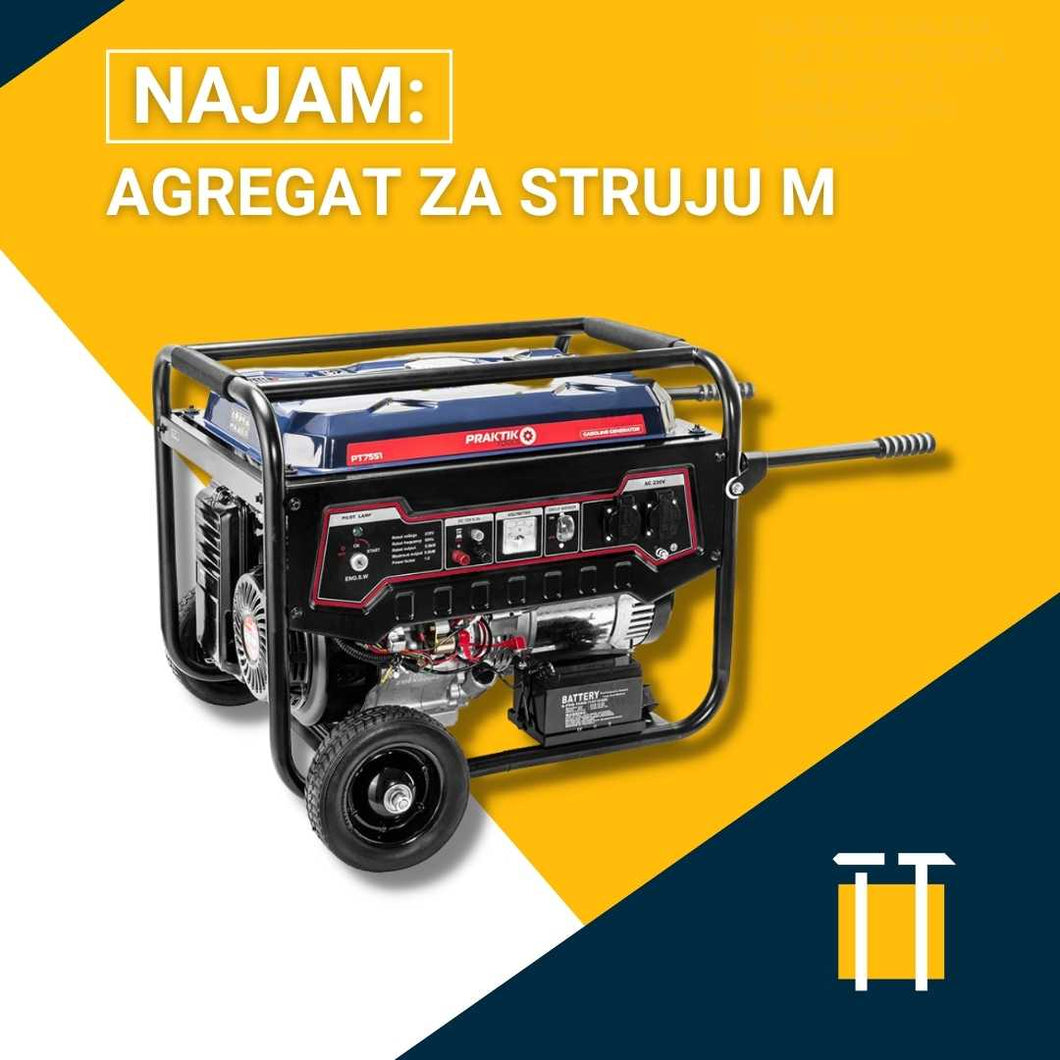 Dnevni najam generatora za struju