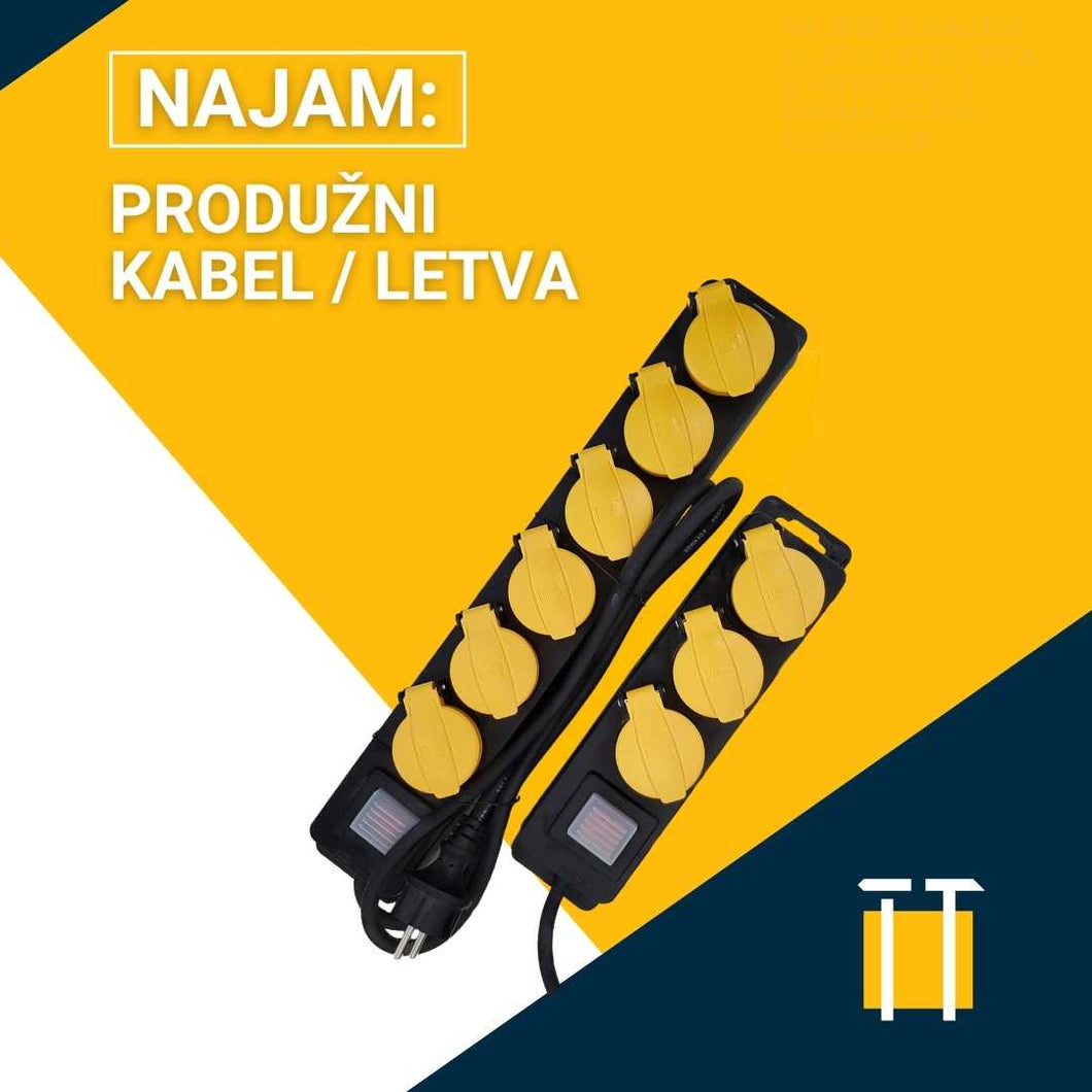 najam produžnog kabla