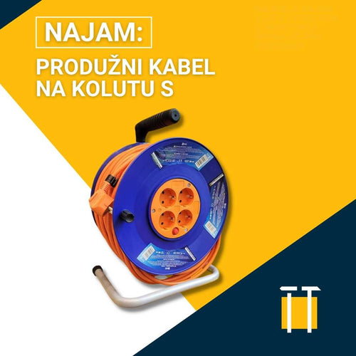 produžni kolut 50 m struja