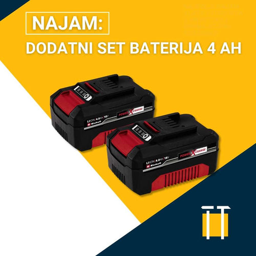 18V 4,0Ah Power-X-Change baterije